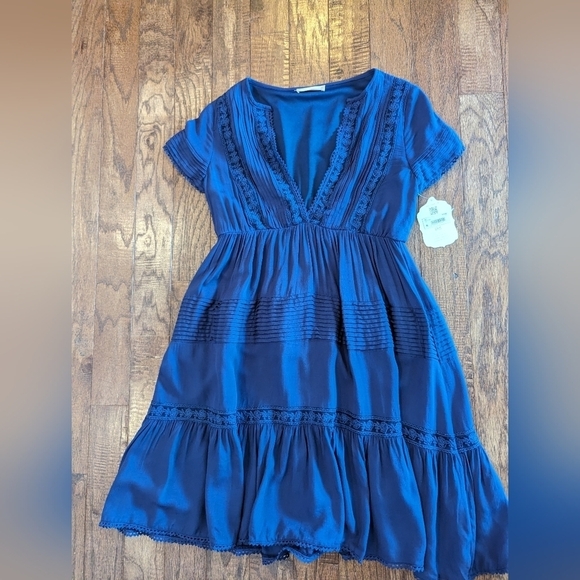 Navy Blue Altar’d State mini dress size XS  New With Tags In USD - Picture 7 of 15